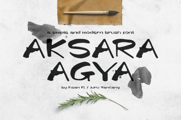 Aksara Agya Font for Creative Makers