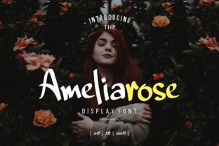 Ameliarose: A Bold Display Font for Web Design