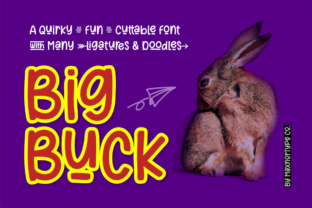 BigBuck: A Quirky Display Font