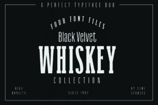 Black Velvet Font Brings Vintage Character to Modern Campaigns