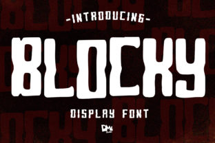 Blocky: A Bold Display Font