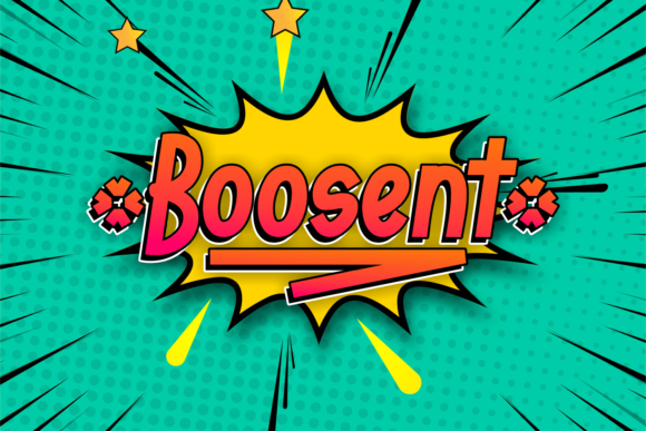Boosent: A Cheerful Display Font for Business