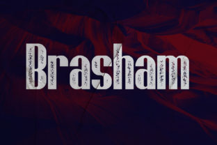 Brasham: A Bold Display Font for Brands That Want to Stand Out
