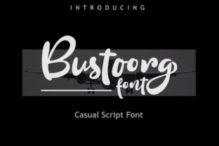 Bustoorg: A Bold Display Font