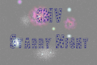 CMV Starry Night: A Display Font That Makes Small Business Branding Feel Complete