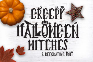 Creepy Halloween Witches Font
