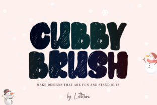 Cubby Crush: A Display Font Built for Warm Editorial Moments
