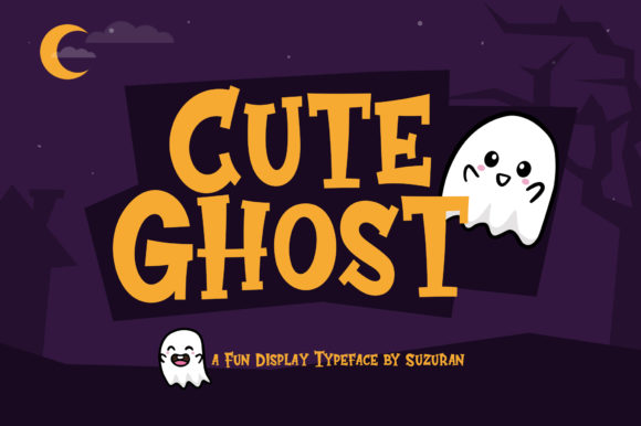 Cute Ghost Font for Web Design