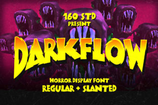 Darkflow: A Spooky Display Font