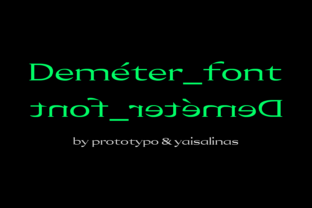 Deméter: A Display Font That Elevates Handmade Products and Printables