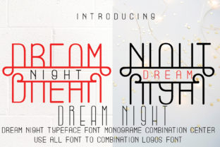Dream Nigt: A Light Display Font That Makes Small Branding Feel Effortless