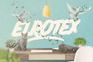 Elrotex: A Bold Display Font