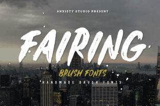 Fairing Font: Hand-Painted Elegance