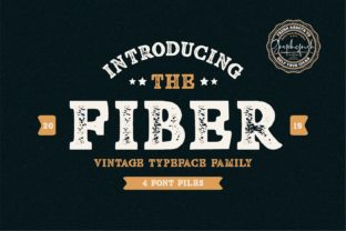 Fiber: A Bold Display Font