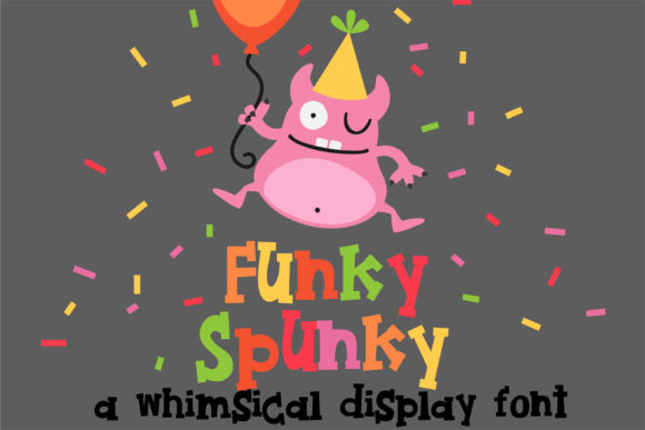 Funky Spunky Font for Web Design