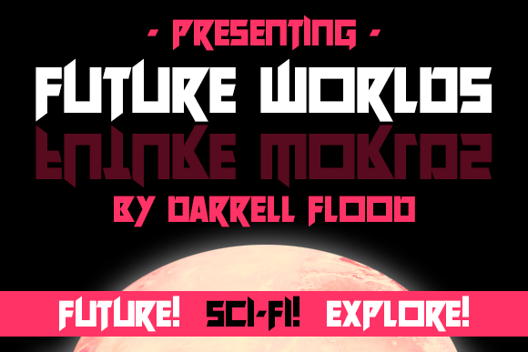 Future Worlds Typeface for Bold Marketing Campaigns