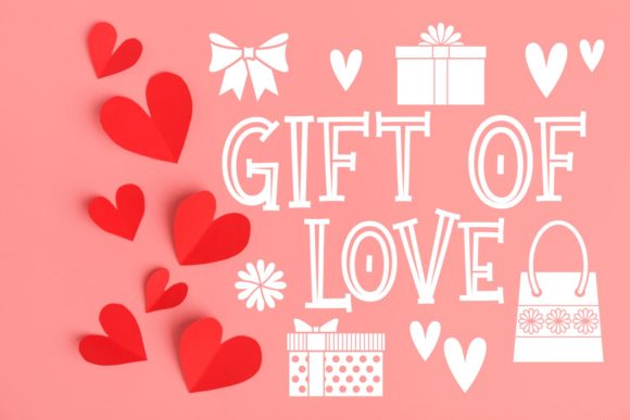 Gift of Love: A Display Font That Turns Handmade Products into Heartfelt Keepsakes