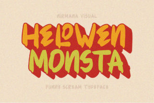 Helowen Monsta: A Retro Display Typeface for Editorial Design