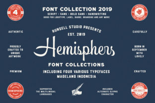 Hemishpers: A Vintage Display Font for Business