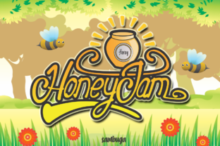 Honey Jam: A Display Font with a Naturally Sweet Vibe
