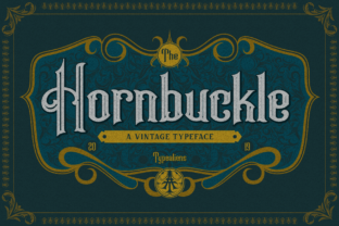Hornbuckle: A Vintage Font for Bold Branding