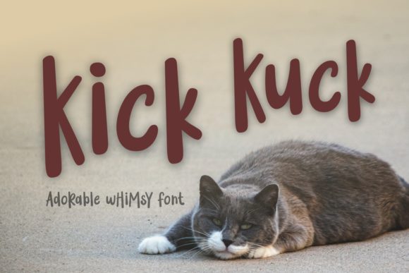 Kick Kuck Font for Editorial Design