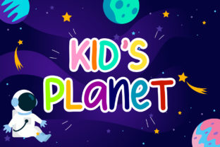 Kid s Planet: A Display Font With Playful Editorial Appeal