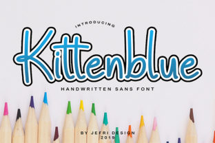 Kittenblue: A Playful Display Font
