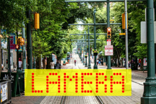 Lamera: A Simple Display Font