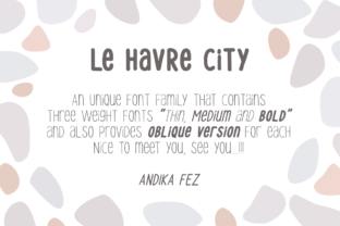 Le Havre City Font for Creative Design
