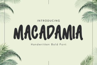 Macadamia: A Sweet Font for Business Branding