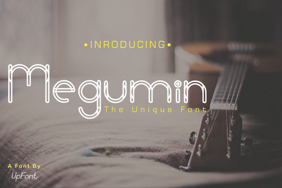 Megumin: A Bold Display Font