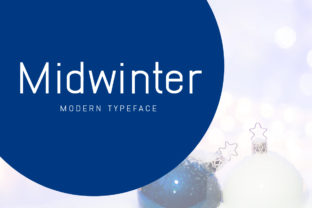Midwinter Display Font for Modern Web Design and Digital Branding