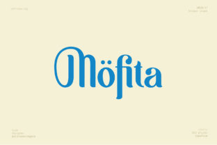 Möfita: A Vintage Display Font