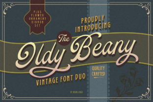 Oldy Beany Duo: A Vintage Font for Timeless Design