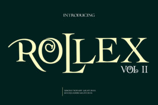 Rollex II Font: Elegant Display Type