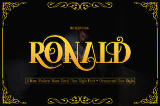 Ronald Family Review: A Display Font for Handmade Products