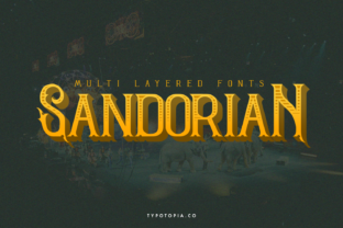 Sandorian: A Bold Display Font for Small Business Branding