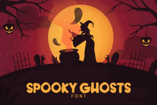 Spooky Ghosts Display Font for Editorial Design and Halloween Publishing