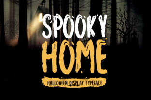 Spooky Home Font for Small Business Branding