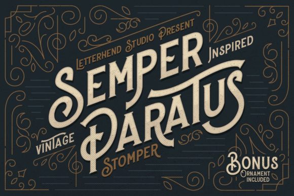 Stomper: Vintage Display Font for Classic Design