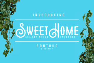 Sweethome: A Vintage-Inspired Display Font