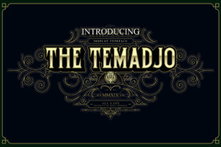 Temadjo: A Display Font Built for Real Work