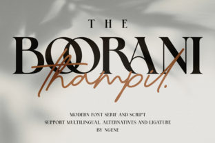 The Boorani Thampil Duo: A Display Font for Your Brand's Fresh Voice