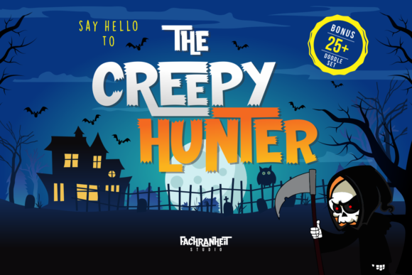 The Creepy Hunter: A Display Font with Cheerful Character
