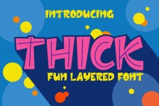 Thick Font for Bold Web Design