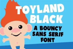 Toyland Black: A Bouncy Display Font with Genuine Character