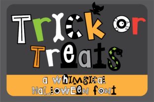 Trick or Treats: A Whimsical Halloween Font for Your Handmade Shop