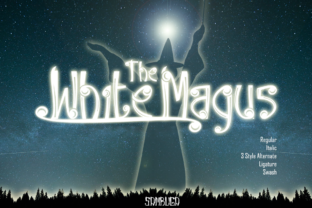 White Magus: A Bold Display Font with Real Magic for Branding