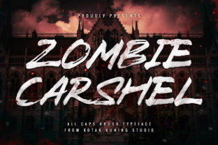 Zombie Carshel: A Bold Font for Halloween Campaigns